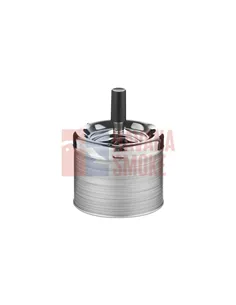 400617 Пепельница вращающаяся серая матовая 9см