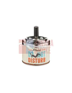 400618 Пепельница вращающаяся "Please do not disturb" 9см