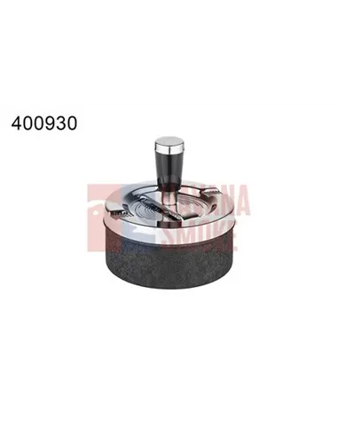 40093А Пепельница вращающаяся черная матовая 90 мм