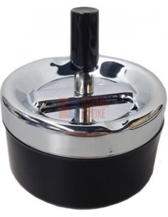 06002 Пепельница вращающаяся 95 мм черная - купить в интернет-магазине Havana Smoke