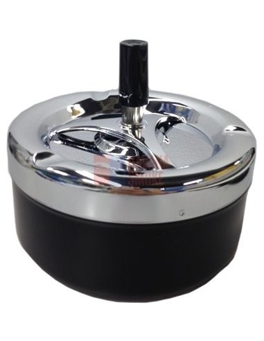 06008 Пепельница вращающаяся 130 мм черная - купить в интернет-магазине Havana Smoke