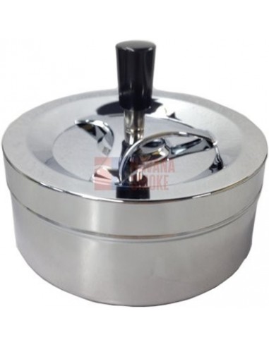 06009 Пепельница вращающаяся 140 мм хром - купить в интернет-магазине Havana Smoke