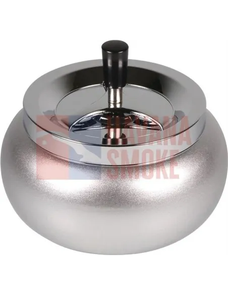 504842 Пепельница вращающаяся Jumbo круглая хром/сильвер 17х10,5 см