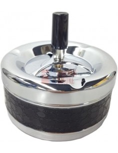 06016 Пепельница вращающаяся 110 мм черная ПВХ - купить в интернет-магазине Havana Smoke