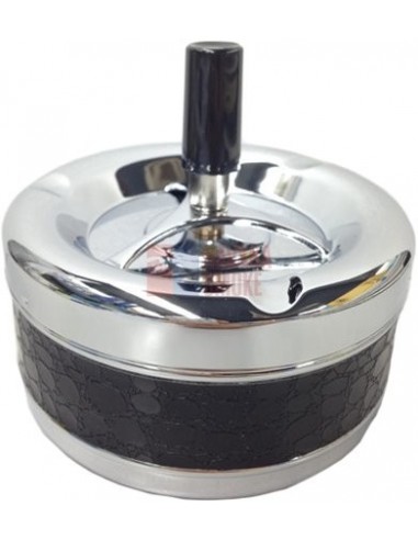 06016 Пепельница вращающаяся 110 мм черная ПВХ - купить в интернет-магазине Havana Smoke