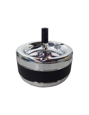 06017 Пепельница вращающаяся 130 мм черная ПВХ - купить в интернет-магазине Havana Smoke