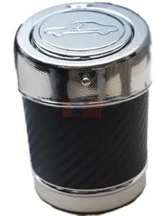 11508 Пепельница для автомобиля металлическая синяя