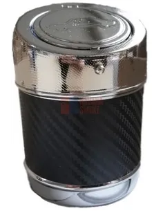 11509 Пепельница для автомобиля металлическая черная