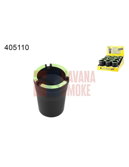 405110 Пепельница пластиковая д/авто со светящейся полоской (набор 12шт)