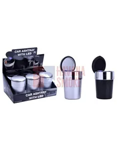 448605 Пепельница CHAMP для автомобиля черная/хром набор 6 штук