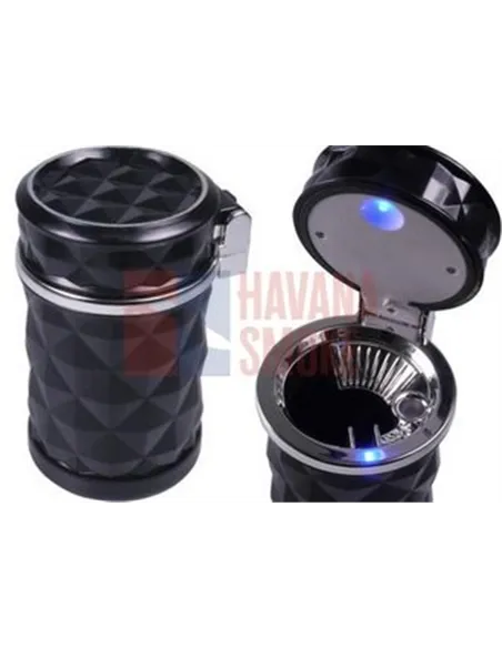 510941 Пепельница для автомобиля черная (высота 11см, диам. 7см)