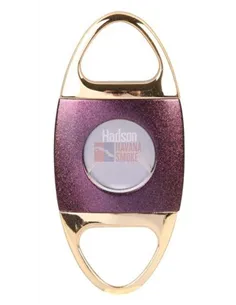 10012 Гильотинка для сигар HADSON золото/фиолетовая