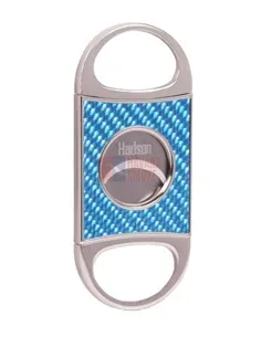 10022 Гильотинка для сигар HADSON хром/голубая