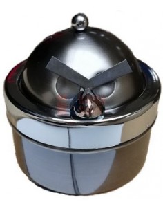 11515 Пепельница металлическая Bird hinge серебристая - купить в интернет-магазине Havana Smoke