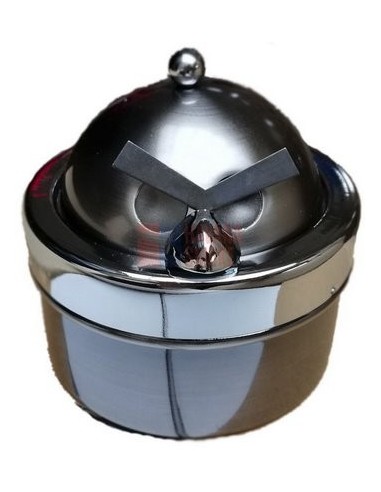 11515 Пепельница металлическая Bird hinge серебристая - купить в интернет-магазине Havana Smoke