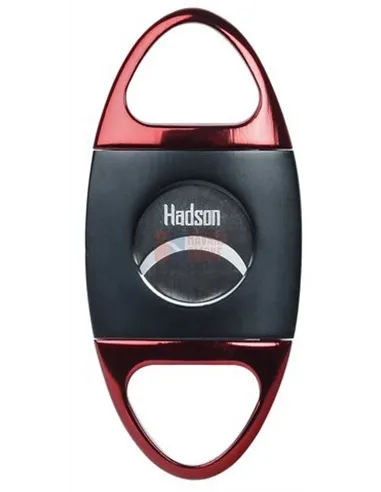10964 Гильотинка для сигар HADSON черная матовая/красная