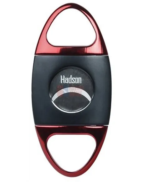 10964 Гильотинка для сигар HADSON черная матовая/красная