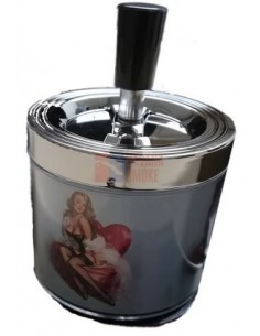 11519 Пепельница металлическая Pin up 2 - купить в интернет-магазине Havana Smoke