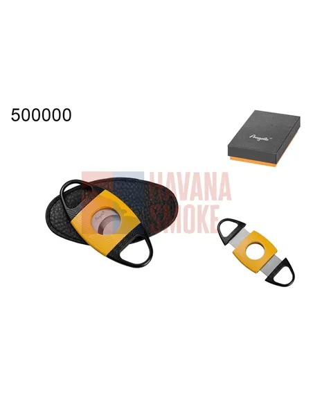 500000A *SALE* Гильотинка для сигар желтая/черная металл