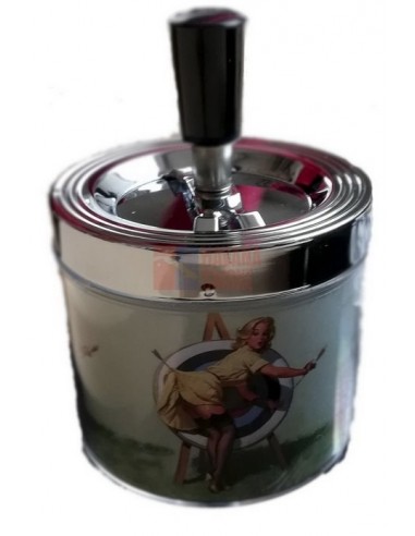 11523 Пепельница металлическая Pin up 6 - купить в интернет-магазине Havana Smoke