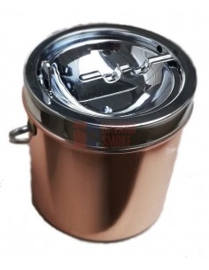 11531 Пепельница металлическая arched inwards розовое золото - купить в интернет-магазине Havana Smoke