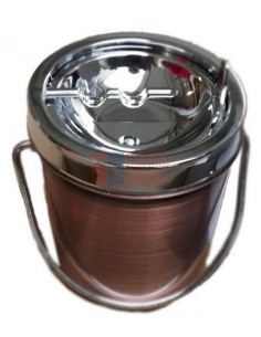 11534 Пепельница металлическая arched inwards медная - купить в интернет-магазине Havana Smoke