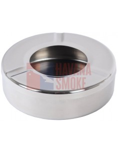 22011 Пепельница металлическая хром 12см - купить в интернет-магазине Havana Smoke