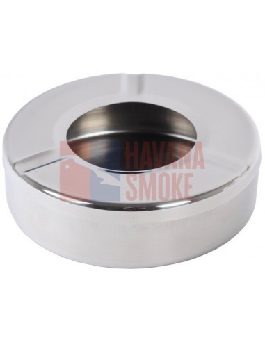 22011 Пепельница металлическая хром 12см - купить в интернет-магазине Havana Smoke