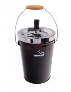 22072 Пепельница вращающаяся SMOKING XXL черная 13см - купить в интернет-магазине Havana Smoke