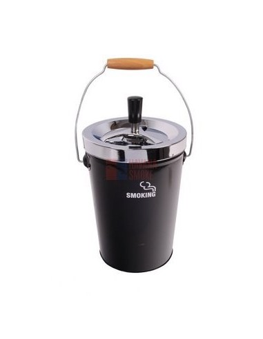 22072 Пепельница вращающаяся SMOKING XXL черная 13см - купить в интернет-магазине Havana Smoke