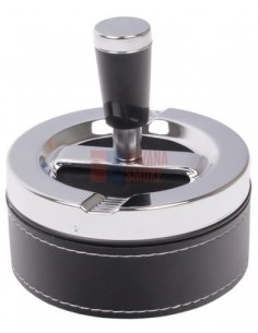 22307 Пепельница вращающаяся 95 мм кожа/ПВХ - купить в интернет-магазине Havana Smoke