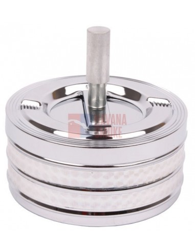 22354 Пепельница вращающаяся хром блестящая 110 мм  - купить в интернет-магазине Havana Smoke