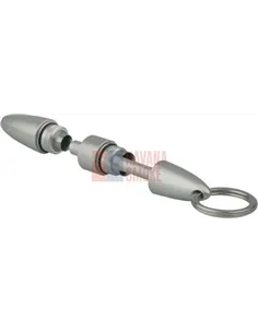 592751 Пробойник для сигар "PASSATORE DUO" алю сильвер