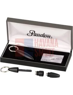 592752 Пробойник для сигар "PASSATORE DUO" алю блек