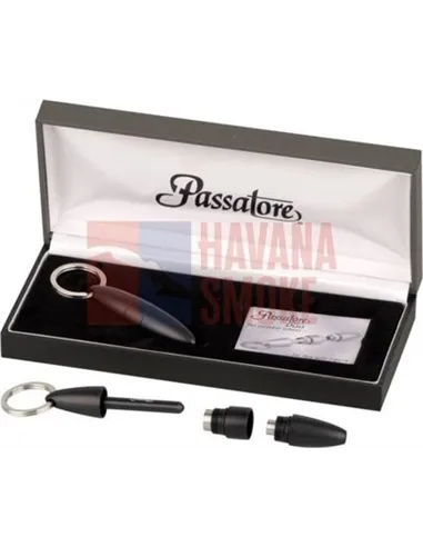 592752 Пробойник для сигар "PASSATORE DUO" алю блек