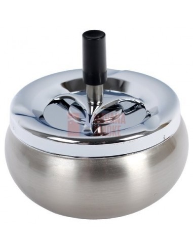 22402 Пепельница вращающаяся хром матовая 110 мм - купить в интернет-магазине Havana Smoke
