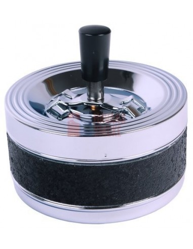 22433 Пепельница вращающаяся черная матовая 110 мм - купить в интернет-магазине Havana Smoke