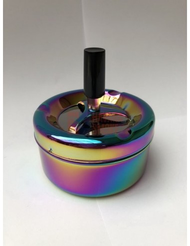 37001 Пепельница вращающаяся 90 мм радужная - купить в интернет-магазине Havana Smoke