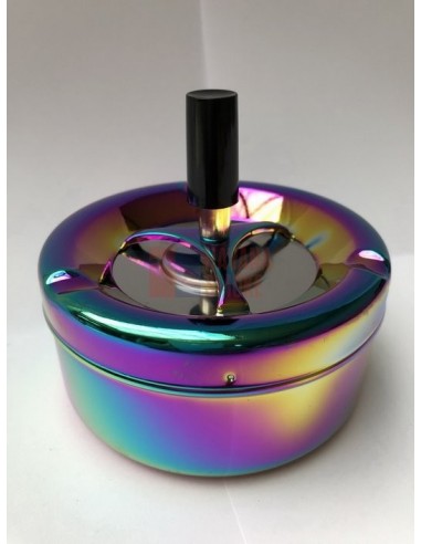 37011 Пепельница вращающаяся 110 мм радужная - купить в интернет-магазине Havana Smoke