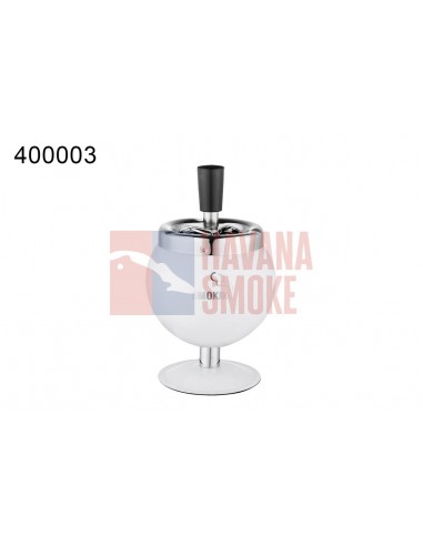 400003 Пепельница вращающаяся белая - купить в интернет-магазине Havana Smoke