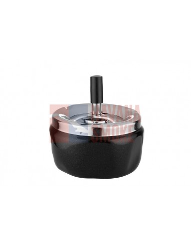 400005 Пепельница вращающаяся черная, диам. 125мм *SALE* - купить в интернет-магазине Havana Smoke