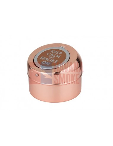 400013 Пепельница настольная медь KEEP CALM - купить в интернет-магазине Havana Smoke