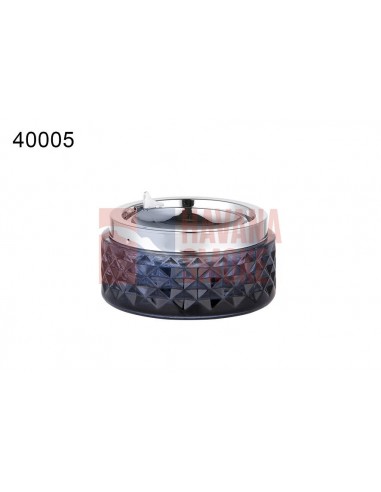 400050 Пепельница голубое стекло 11см - купить в интернет-магазине Havana Smoke