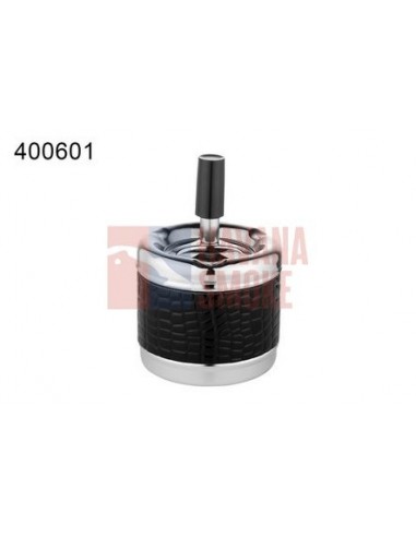 400601А Пепельница вращающаяся черная кроко 80 мм - купить в интернет-магазине Havana Smoke