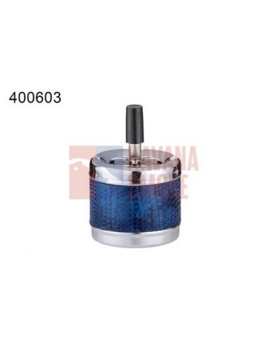 400603А Пепельница вращающаяся синяя кроко 80 мм - купить в интернет-магазине Havana Smoke