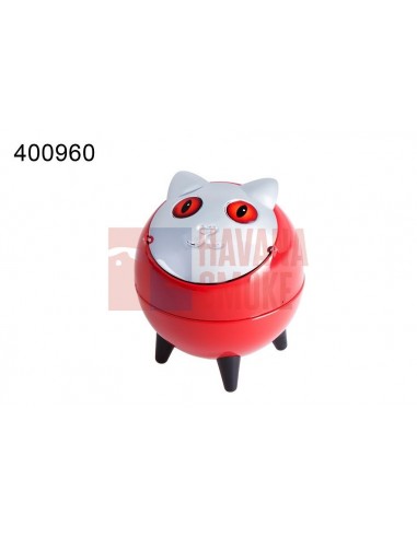 400960 Пепельница настольная кошка красная, диам. 9см *SUPERSALE* - купить в интернет-магазине Havana Smoke
