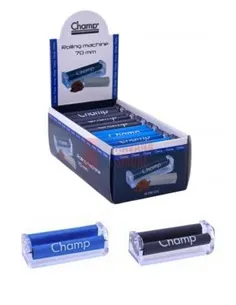 Машинка сигаретная CHAMP plast 70mm прозрачные 590370 -12