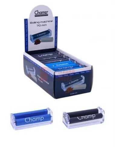 Машинка сигаретная CHAMP plast 70mm прозрачные 590370 -12