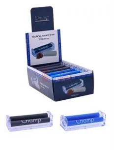 Машинка сигаретная CHAMP plast 78mm прозрачные 590371 -12