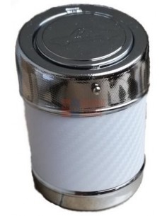 11507 Пепельница для автомобиля металлическая белая - купить в интернет-магазине Havana Smoke